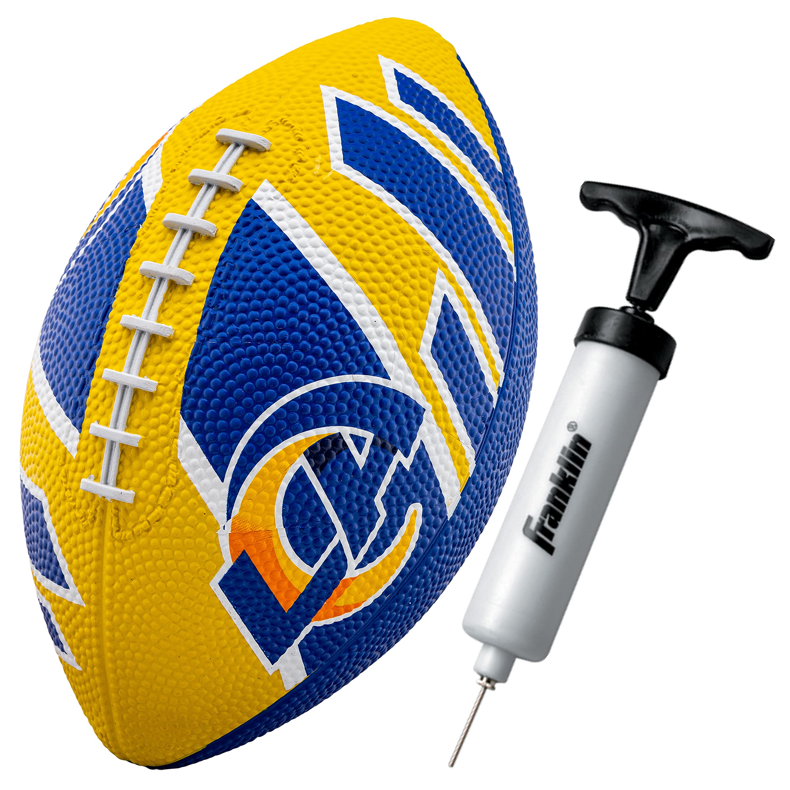 Franklin Sports NFL Team Footballs - Rubber Youth Mini Footballs for All NFL Teams - Kids Junior 8.5" Football - Official NFL Licensed Footballs